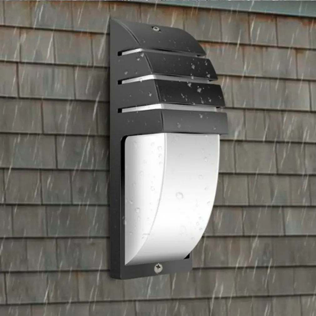 6W Led Wall Light Waterproof Porch Light Modern Led Wall Lamp Radar Motion Sensor Courtyard Garden Outdoor Light