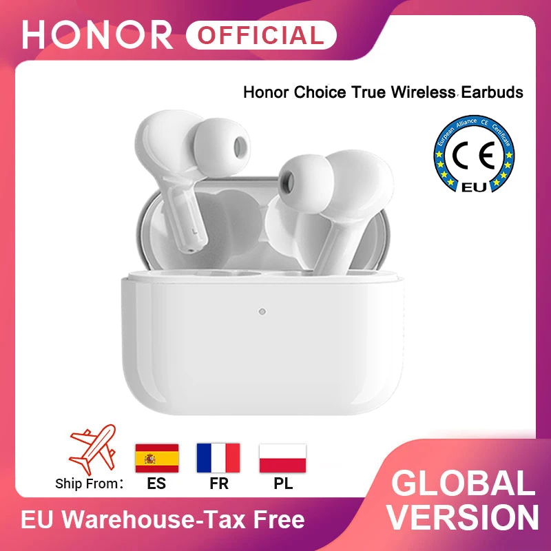 В наличии Honor Choice настоящие беспроводные наушники Bluetooth 5 0 шумоподавление с