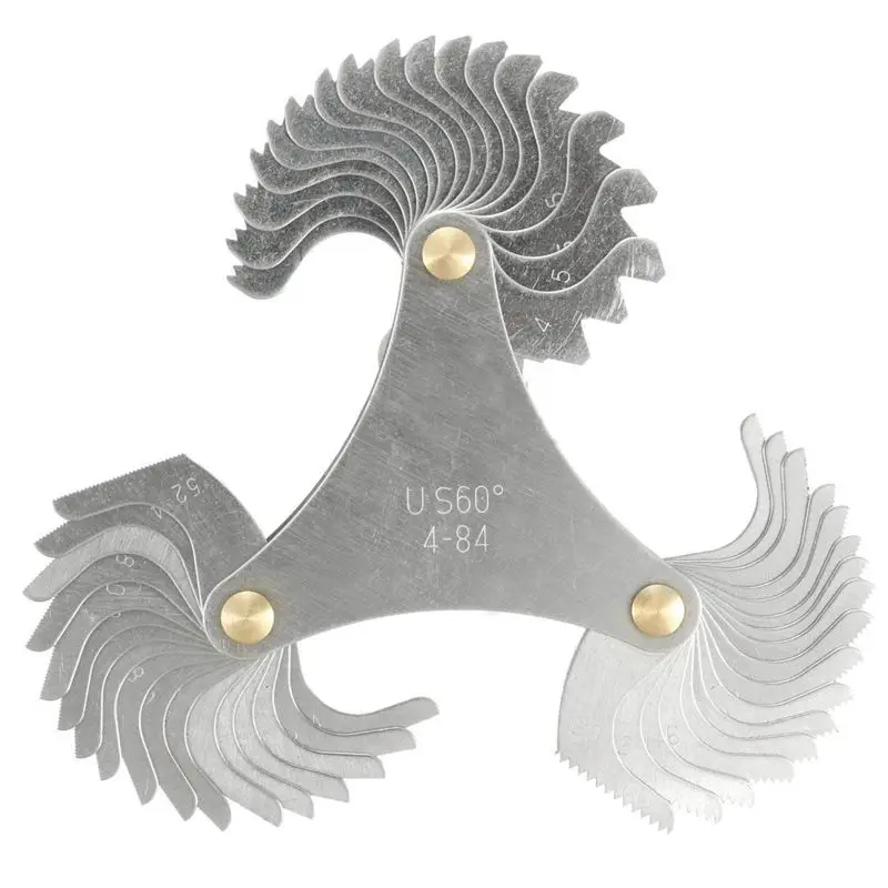 Горячий 51xBlades метрический 60 градусов датчик резьбы Gage шаг винта UNC 4 84