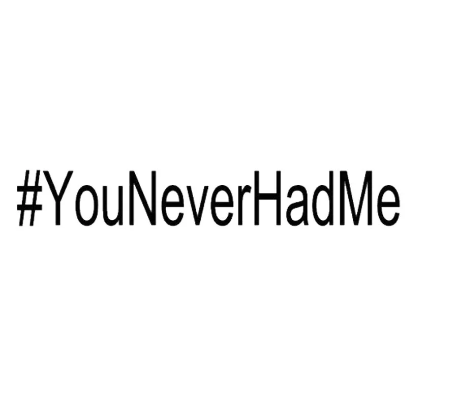 40X6CM YOU NEVER HAD ME Fashion Car Styling Decal Paul Walker Tribute