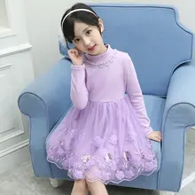 INS/Лидер продаж, платье для маленьких девочек новое осенне-зимнее вельветовое платье в Корейском стиле для девочек возрастом от 2 до 11 лет рождественское платье для девочек