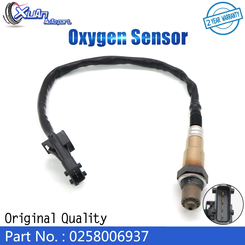 Кислородный O2 лямбда-датчик XUAN 0258006937 для CHERY A1 A3 A5 EASTAR CROSS QIYUN TIGGO QQ6 Fulwin CHANA BENBEN BYD F3 F3R