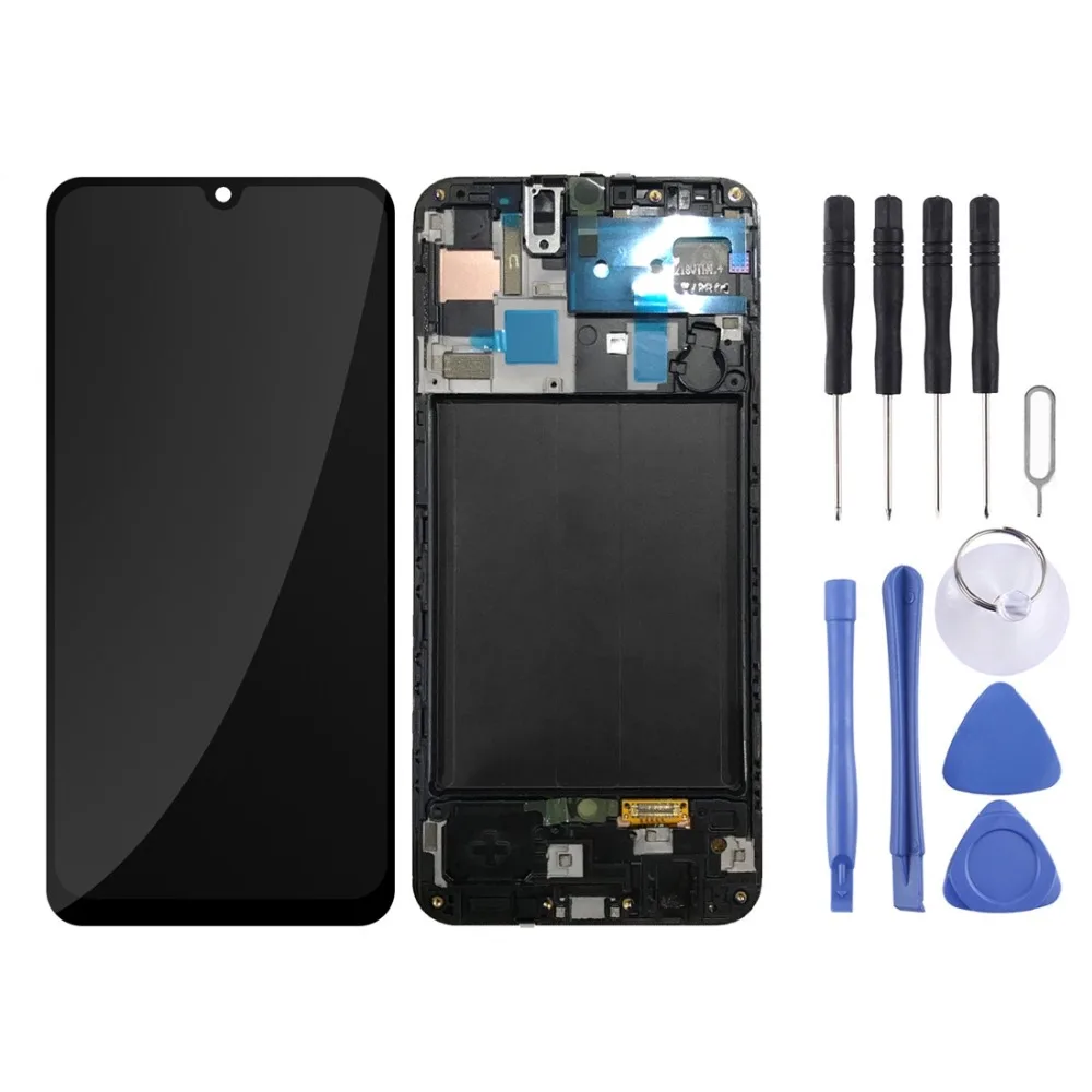 IPartsBuy ЖК-экран и дигитайзер Полная сборка с рамкой для Galaxy A50 SM-A505F