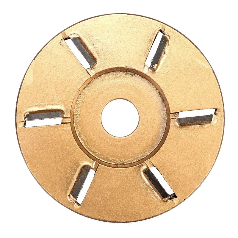 

90Mm Wooden Material Carving Disc Tool Three Teeth Woodworking Turbo Tea Tray Digging Milling Cutter For 16Mm Aperture