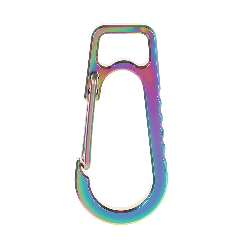 Outdoor Locking Carabiner Buckle Spring Snap Clip Hook Hanging Keyring Eyelet Keychain