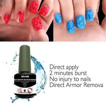 

15ml Healthy Fast Nail Remover Gel Magic Burst Polish Remover Gel Soak Off UV Gel Nail Cleaner Zero Damage Nail Polish Remover