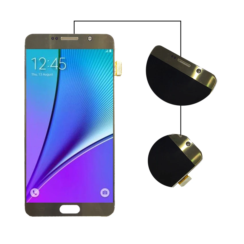 ЖК-дисплей для SAMSUNG Galaxy Note 5, сенсорный ЖК-экран для SAMSUNG Note 5, Note5, N920A, N9200, SM-N920, N920C, ЖК-экран