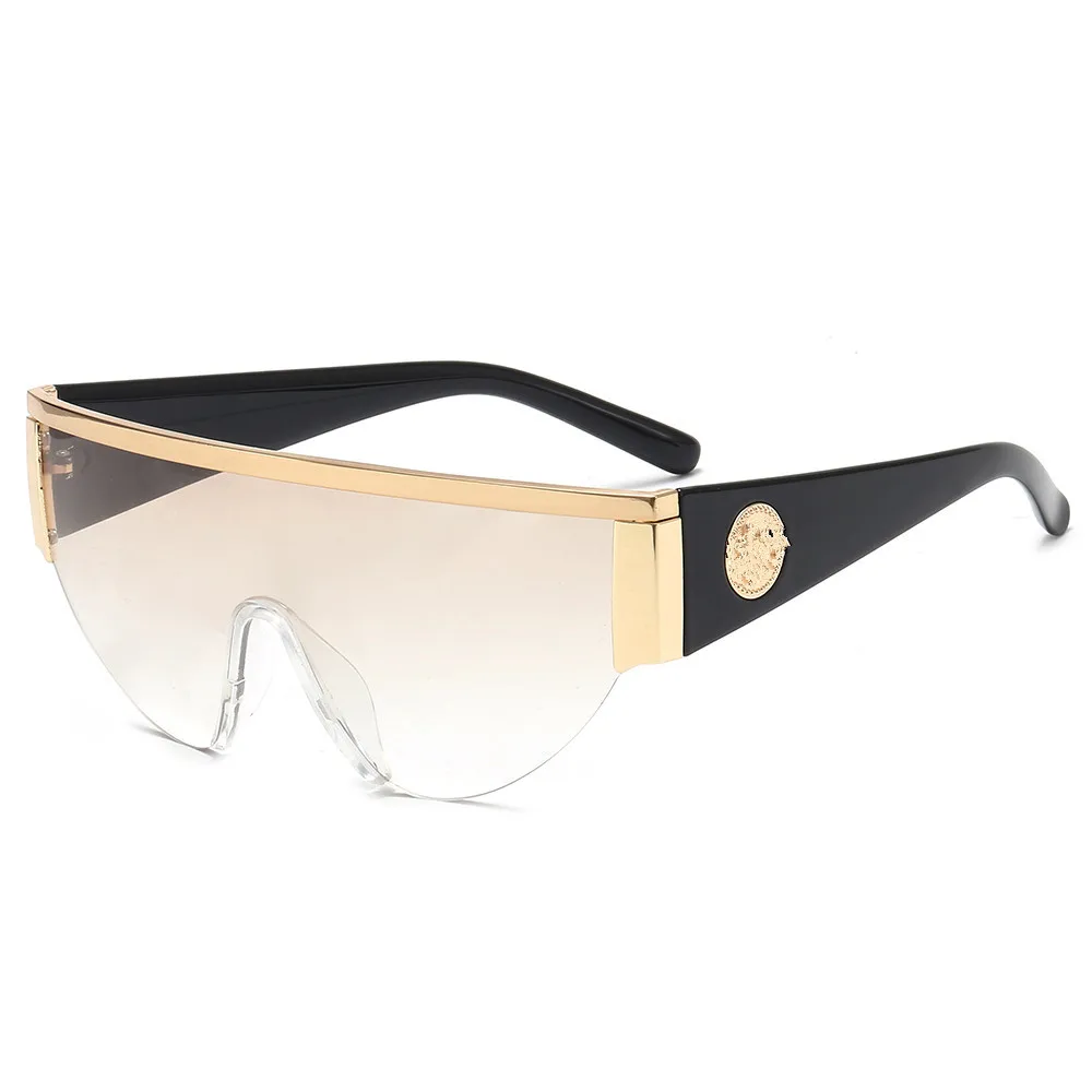 Новинка, футуристические солнцезащитные очки для женщин и мужчин, поляризационные очки для вождения, большие солнцезащитные очки polaroid oculos de sol feminino
