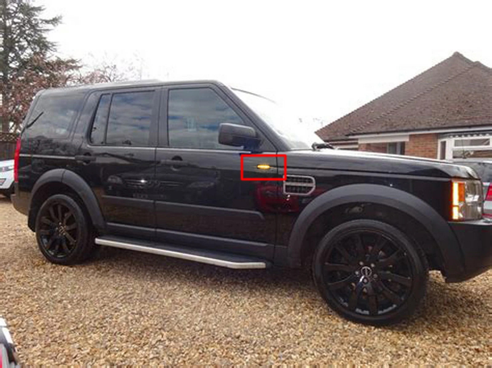 Для Land Rover Discovery 3& 4 freelander Янтарный светодиодный черный дымчатый боковой светильник-ретранслятор