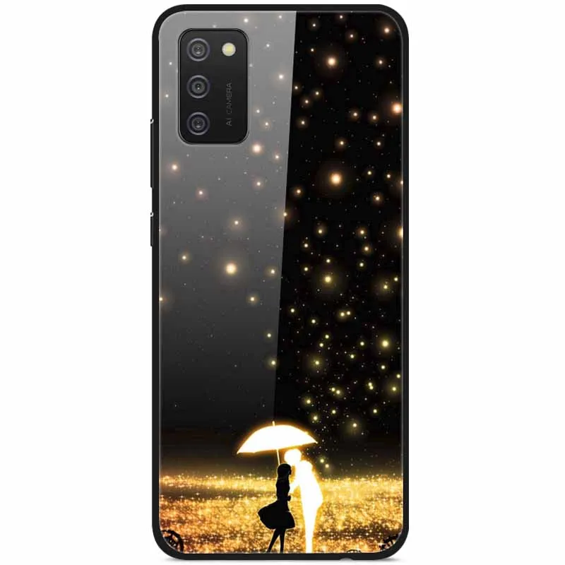 samsung cute phone cover For Samsung A31 A41 A71 Case Tempered Glass Hard Phone Cover For Samsung Galaxy A51 Case A 51 Protective Fashion Funda coque kawaii phone cases samsung Cases For Samsung