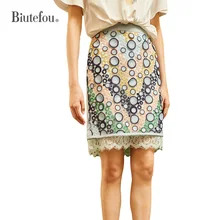 2020 Summer sorrowful tears skirts embroidery patch design women new arrival skirts