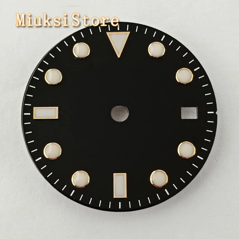 1PCS 28.5mm sterile dial luminous watch dial fit NH35 movement