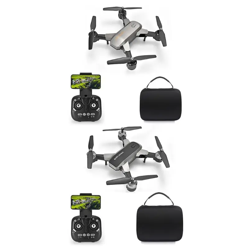 WI FI FPV Дрон с камерой 4K 1080P двойная Камера один ключ снять посадка Безголовый режим