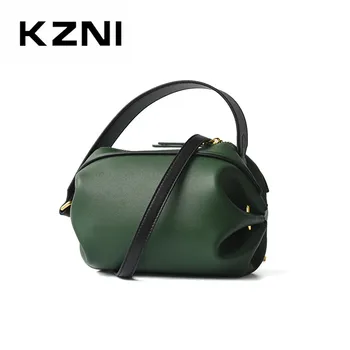 

KZNI Genuine Leather Purse Crossbody Shoulder Women Bag tote bag Clutch Female Handbags Sac a Main Femme De Marque 9340