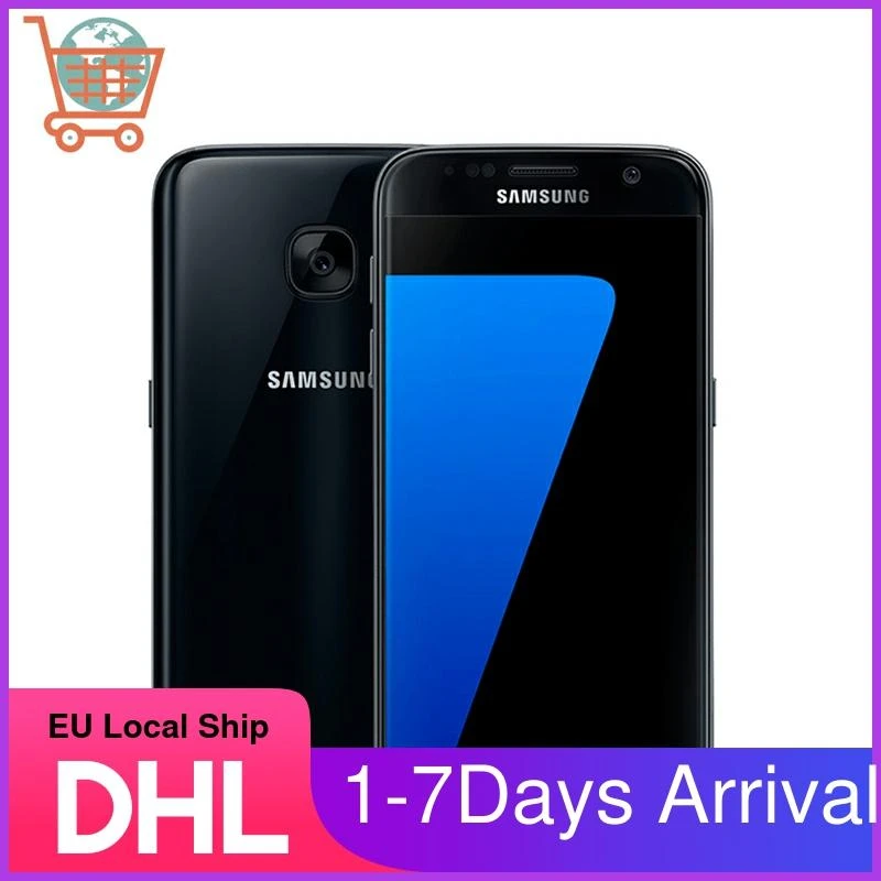 Samsung Galaxy S7 Refurbished-Original G930F Quad Core 5.1"4G RAM 32G ROM LTE 4G 12MP Camera 3000mAh 1440x2560 Mobile Phone iphone 7 refurbished