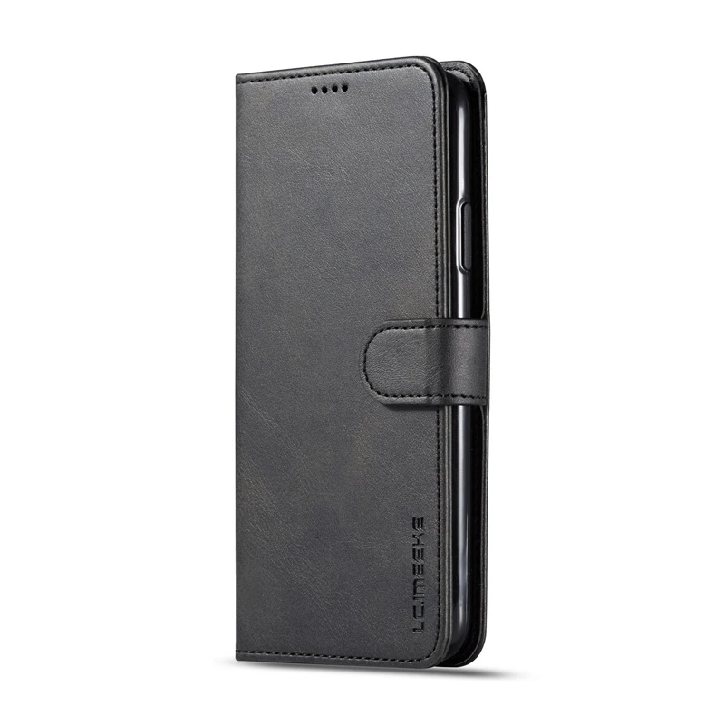 Black Кожаный чехол-книжка для huawei P9 P10 P20 Lite P30 Pro, чехол для huawei mate 10 20 Lite P Smart Plus Honor 10i 8X 9X Pro - Цвет: Black