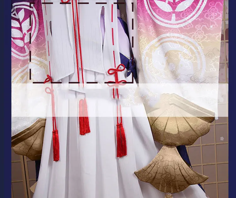 Индивидуальный размер Onmyoji Inarinokami Miketsu белый косплей-костюм кимоно платье wafuku Униформа костюмы для Хэллоуина аниме одежда COS