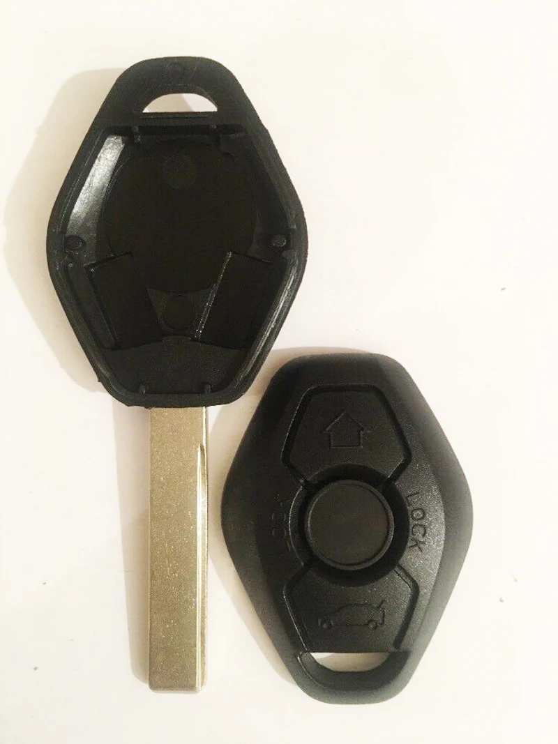 

Car Key Case 3 Button Key Remote Shell For BMW E38 E39 E46 EWS System Fob Case Replacement Auto Keyless Cover Accessories