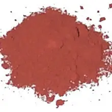 Красный порошок оксида железа(III) 100 г(тонкий чистый порошок ржавчины, высокой чистоты