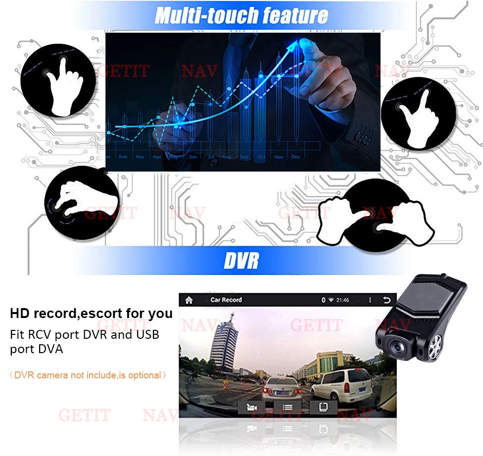 Perfect PX6 1.8 GHz 64GB 2 Din Android 9 Car DVD multimedia GPS for Porsche Cayenne 2003-2010,Cayenne S 2003-2010,Cayenne GTS 2003-2010 4