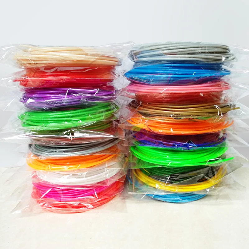 Нить для 3d ручки pla/abs/pcl 1 75 мм 20 цветов мм|3d pen|abs plastic penpen |