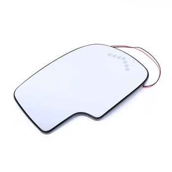 

Heated LED Turn Signal Passenger Side Mirror Glass for 03-07 Chevy GMC RH