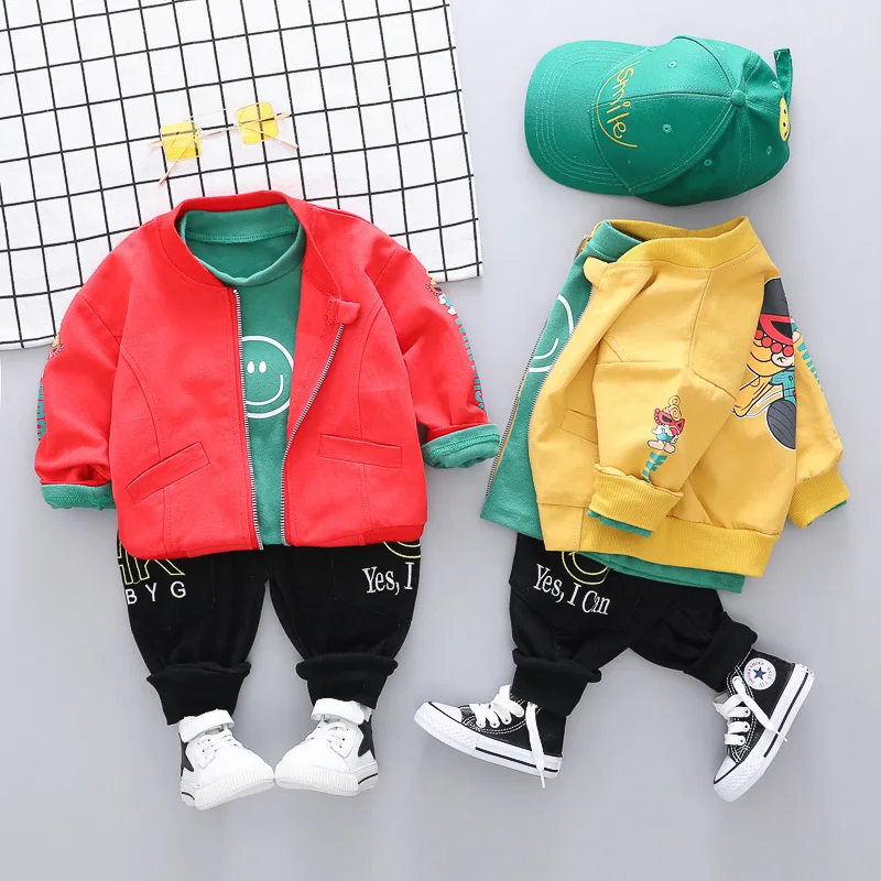 

Baby Spring And Autumn Set Small CHILDREN'S Western Style Clothes for Babies 2019 New Style Korean-style CHILDREN'S Three-piece