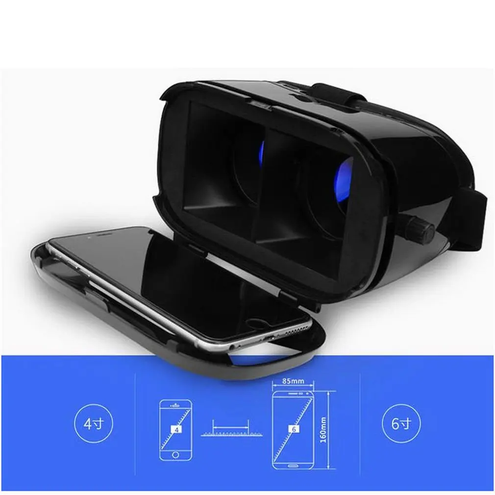 

VR Virtual Reality 3D Glasses Head-mounted Storm VR Mirror For 3D Smartphone Game Theater