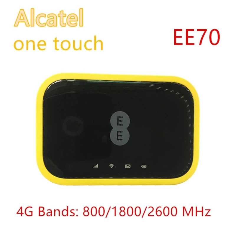 Разблокированный Alcatel ee70 4G Wifi плеер 300 Мбит/с 2150 мАч аккумулятор 802.11ac LTE мобильный