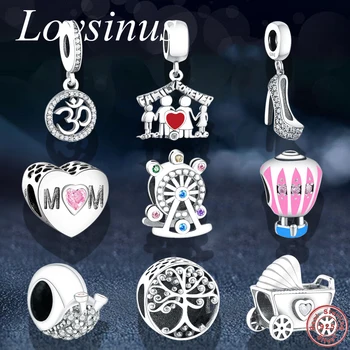 

2019 Winner Collection Fit Original European Charm Bracelet 925 Sterling Silver Family Roots Charms Beads For DIY Jewelry Making