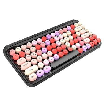 

Wireless Bluetooth Mechanical Keyboard/Bluetooth Punk Keyboard/Wireless Keyboard for IOS/Android/Windows