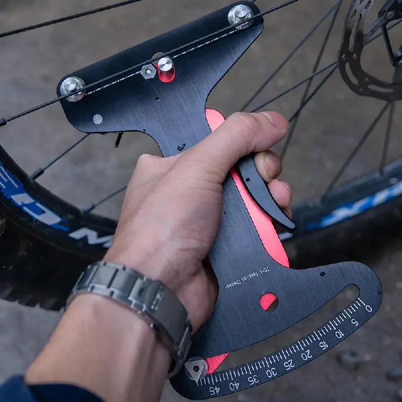 

Bike Indicator Tensiometer Bicycle Spoke Tension Wheel Builders Tool Bicycle Spoke Repair Tool Bicycle Correction Tool Alloy