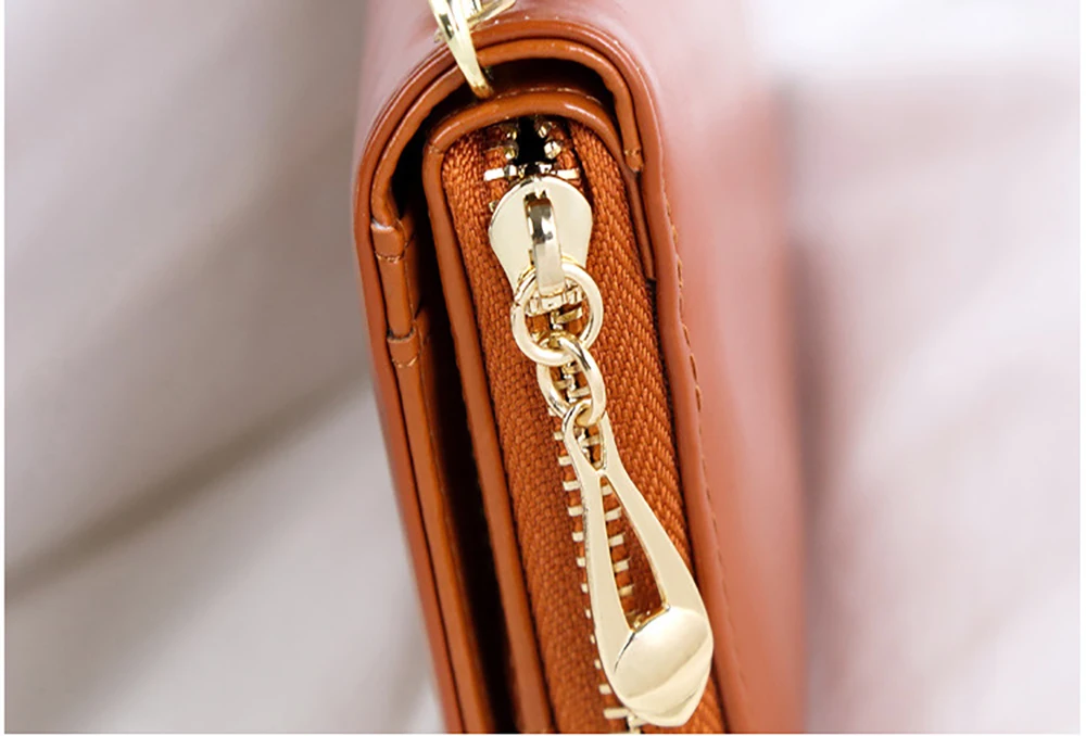 Women Oil Wax Leather Women's Wallet Female Purses Big Capacity Hasp Zipper Purse Ladies Long Wristlet Clutch Coin Card Holders Women Oil Wax Leather Women's Wallet Female Purses Big Capacity Hasp Zipper Purse Ladies Long Wristlet Clutch Coin Card Holders