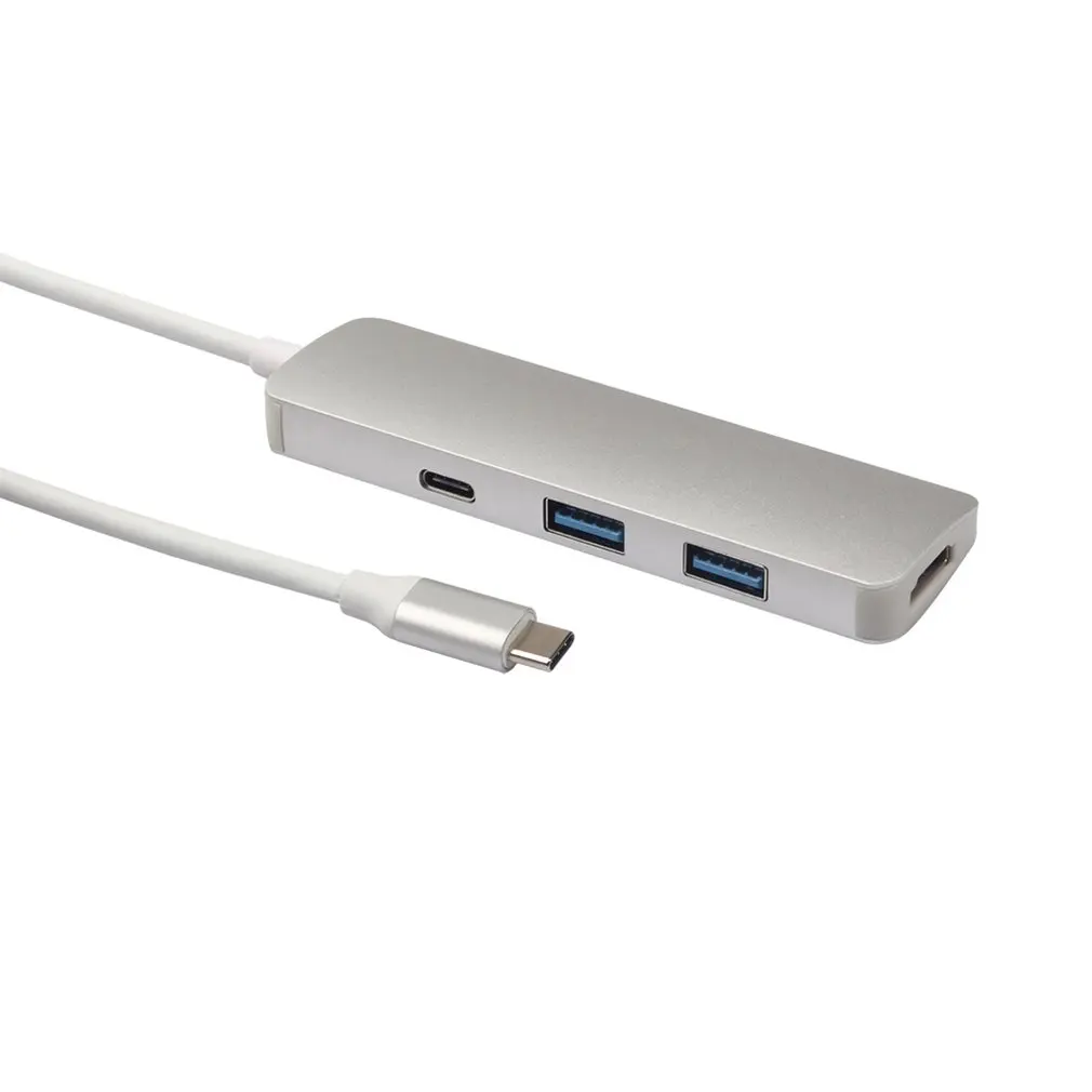 Конвертер, usb-адаптер 4 в 1 концентратор Usb 3,0 Hdmi 4 K type C с быстрой зарядкой Pd подключен Usbc для Matebook
