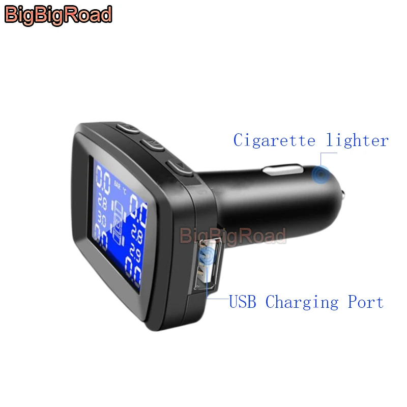 BigBigRoad для peugeot 207 307 RCZ Traveller 107 108 4007 608 пикап Rifter автомобиля TPMS Авто Система контроля давления в шинах