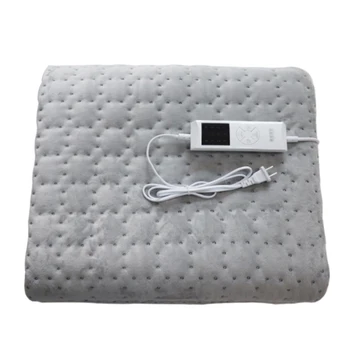

Safe Adults Warm Dual Control 10 Heat Settings Adjustable Temperature Protection Timing Electric Blanket Soft For Beds Winter