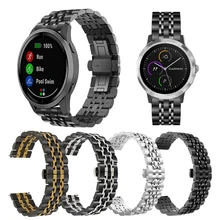 金属ステンレス鋼のためのガーミン Vivoactive 4/3 音楽時計バンドのためフォアランナー 245 645 ブレスレット時計バンド(China)