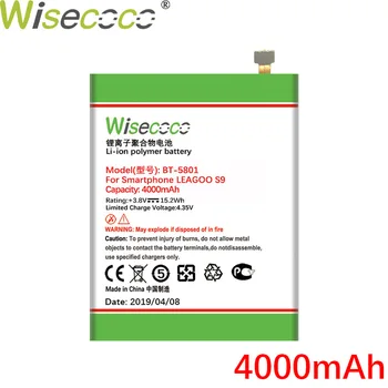 

WISECOCO 4000mAh bt-5801 For bt 5801 LEAGOO S9 In Stock Latest Produce High Quality Battery+Tracking Number