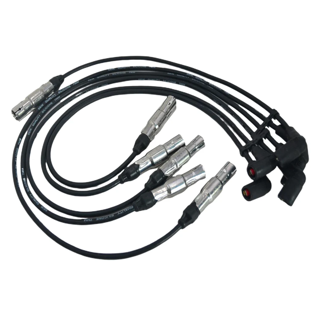6 x 12v Ignition Spark Plug Wire Kit Fit for Volkswagen Golf 1999-2002 2.8L