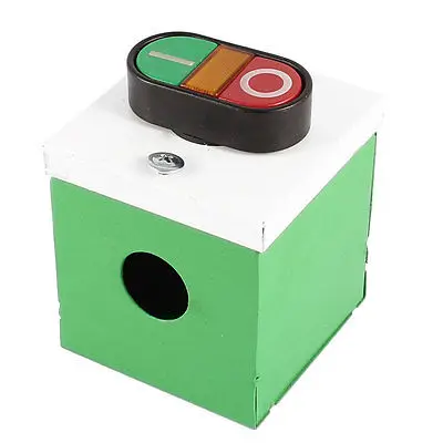 

Ui 600V 10A Yellow LED Indication Momentary Push Button Switch Metal Station