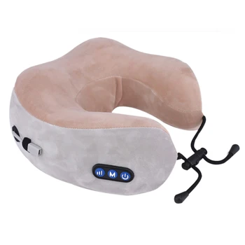 

U Shaped Memory Foam Massage Pillow Neck Pillows Cervical Neck Relaxation Airplane Pillow Car Head Neck Rest Air Cushion