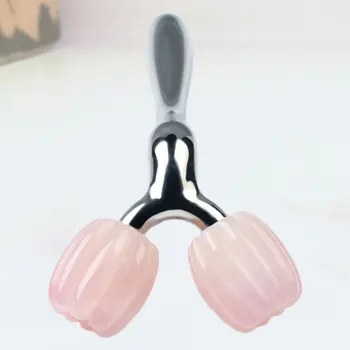 

Natural Crystal Body Massager 3D Single Head Roller Whole Body Roller Practical Rolling Massager Face Massaging Tool (132x57x13m