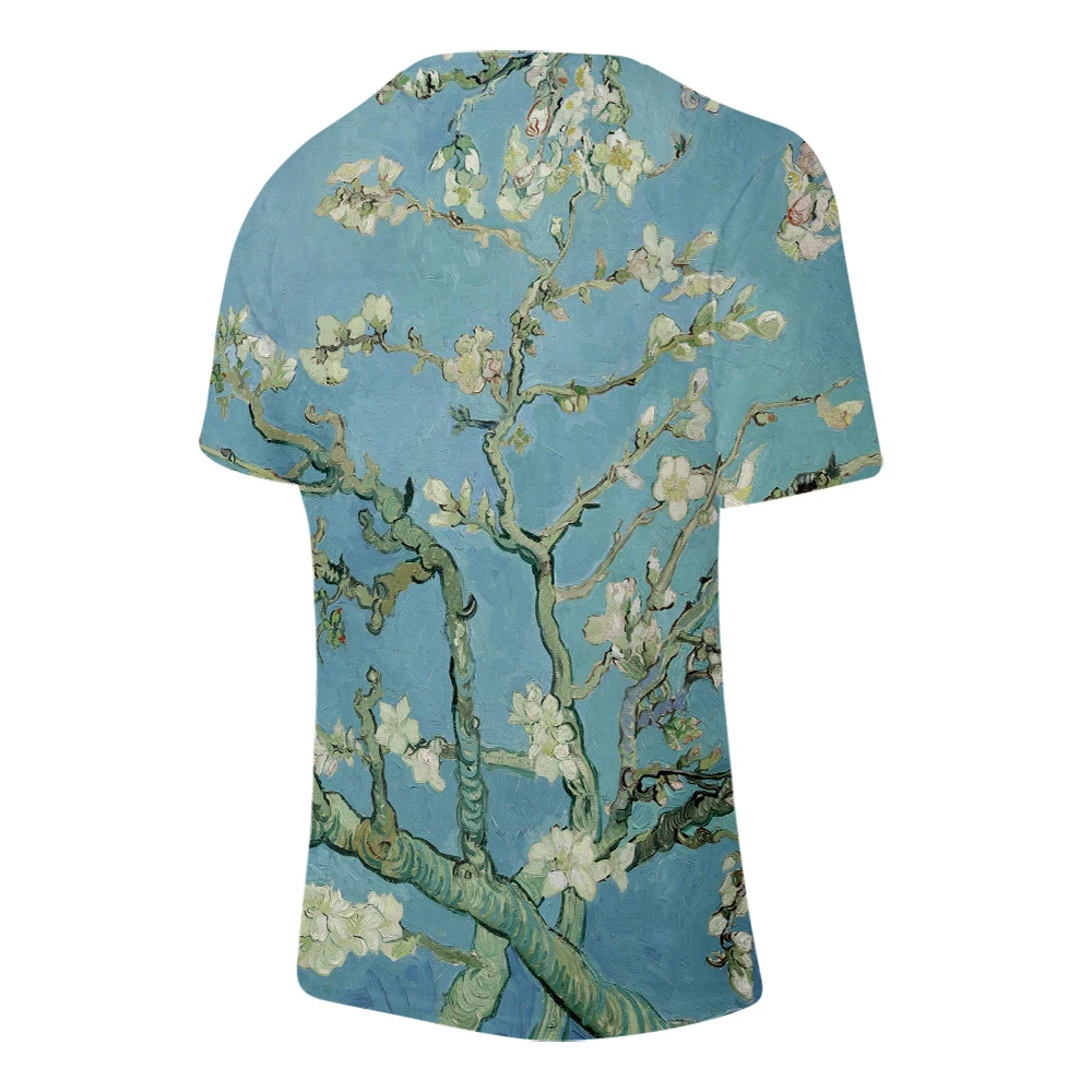 2019 Mens T Shirt Men World famous painting art Loose T-shirt O-neck Size Short Sleeve Tshirts 2019 Mens T Shirt Men World famous painting art Loose T-shirt O-neck Size Short Sleeve Tshirts