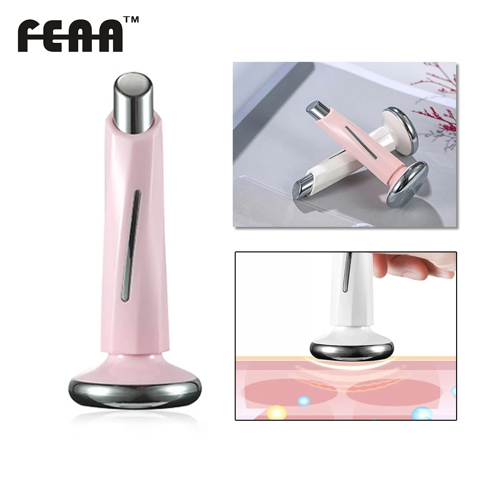 

FEAA Magnetic Whitening Firming Reducing Wrinkles Eye Massager Wand Facial Massager Ion Essence Import Micro Current Vibration