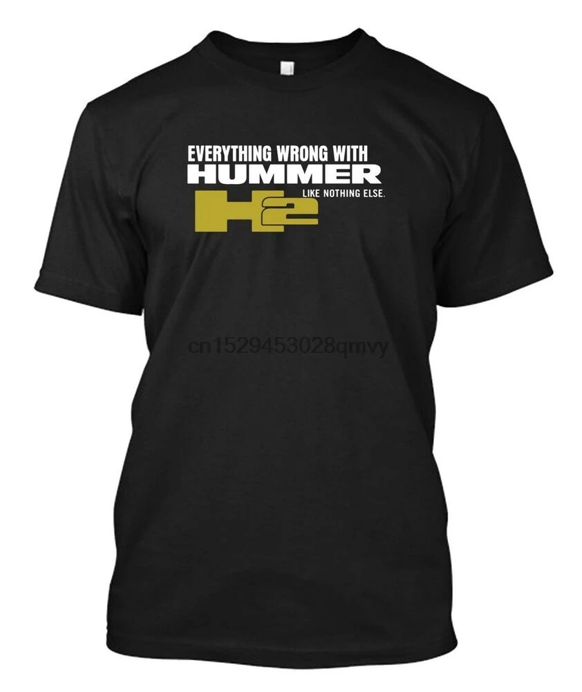 Футболка с логотипом GENERAL MOTORS HUMMER H2 | Мужская одежда