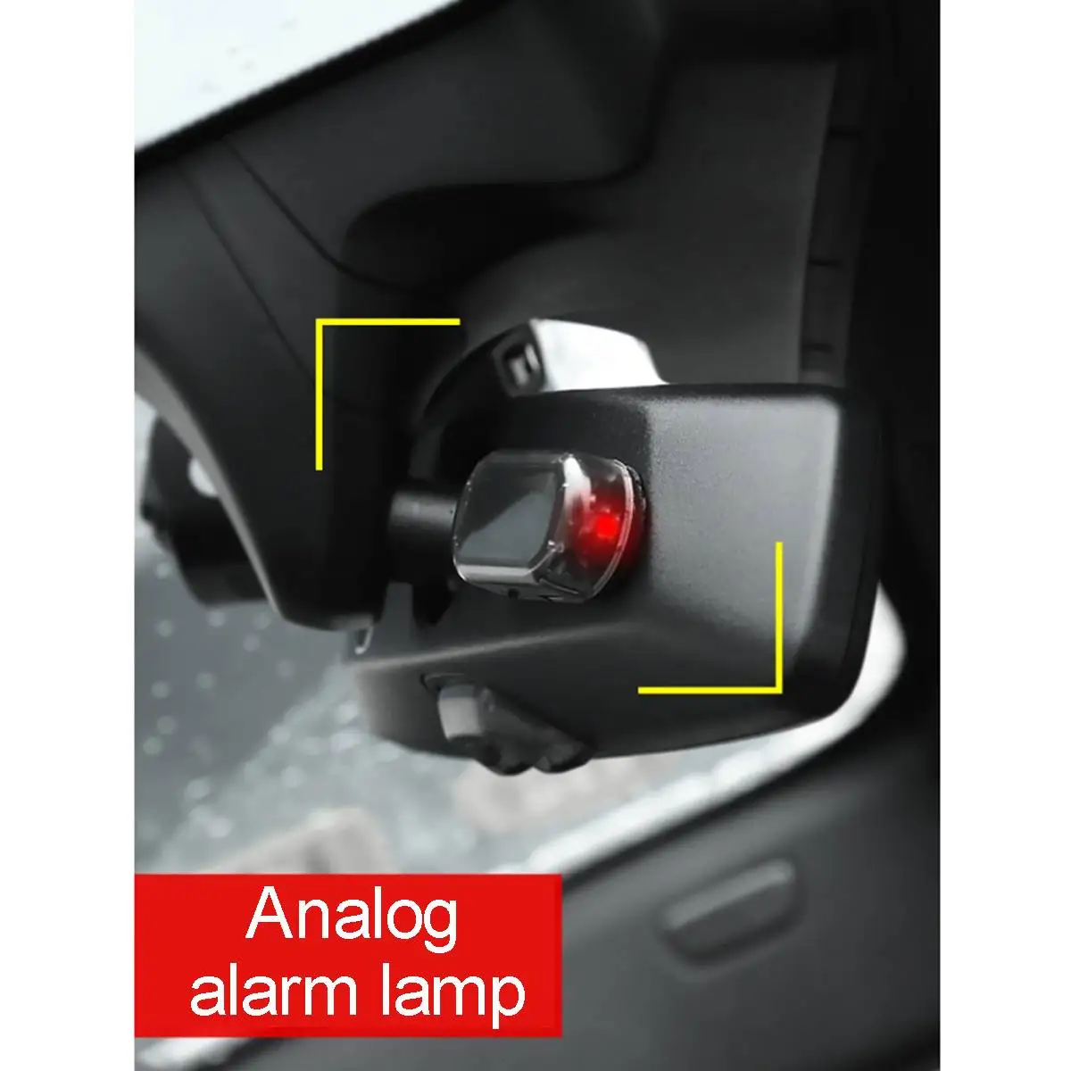 USB Предупреждение ющий Противоугонный свет вся Автомобильная сигнальная лампа автомобиль поддельный свет безопасности Солнечная энергия имитация сигнализации светодиодный мигающий свет