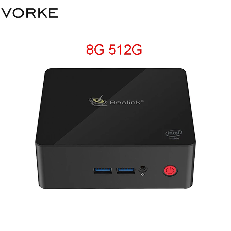 8G 512G Beelink Gemini X55 Ultimate Intel Gemini Lake J5005 2,8 ГГц 8 ГБ/128 ГБ лицензированный Windows 10 Мини ПК Intel®UHD graphics 605 2,4G/5G - Цвет: 8G 512G