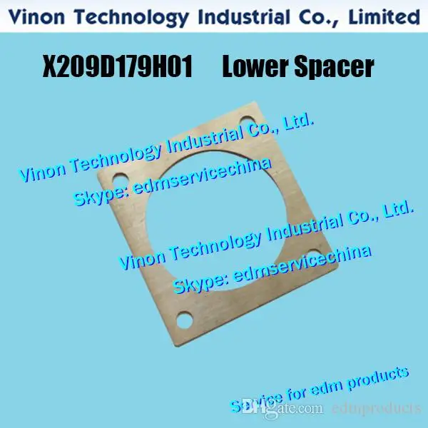 

(2pcs) X209D179H01 Lower Spacer for Nozzle stopper for Mitsubishi SX,CX,FX,RA,QA machines X209-D179-H01,34.104.014, 2210001451