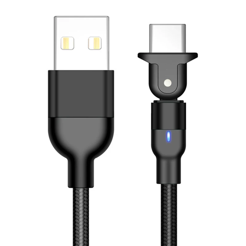 Магнитный зарядный кабель USB Type C для быстрой зарядки магнитный Micro и передачи