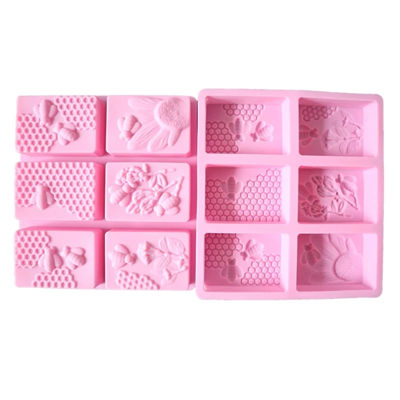 3D Rectangle Silicone Soap Mold DIY Clay Making DIY Cake Chocolate Decorating Baking Mould Tool